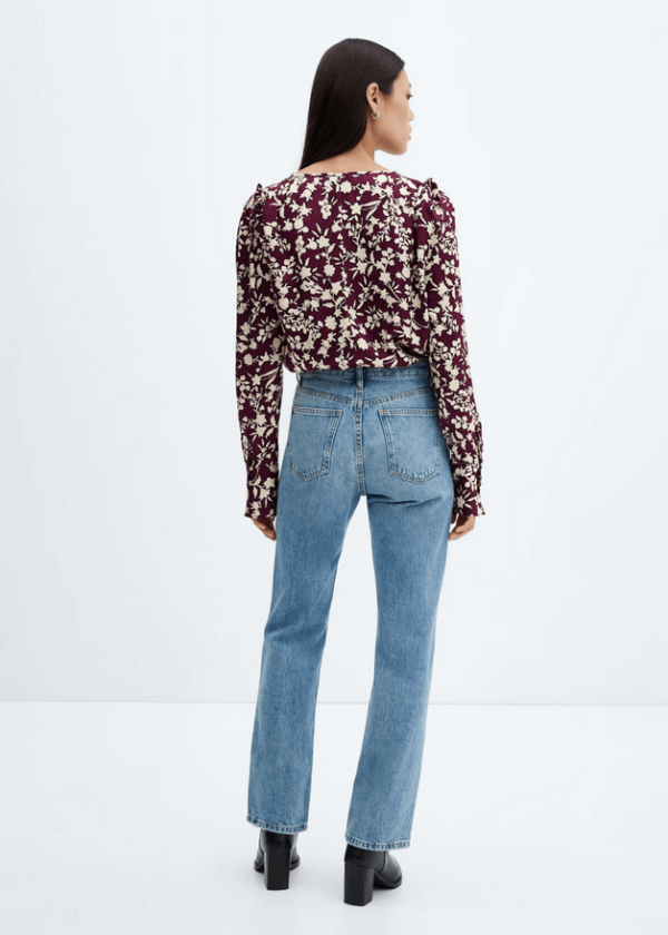 Bluse mit Blumenmuster